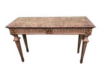 Traditional William Switzer Designer Marble Top Console Table
Price:$1,745
DIMENSIONS
32ʺW × 19ʺD × 36ʺH