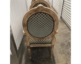 Dessin Fournir Italian Neoclassical Style Oval Back Side Chairs- Set of 14
Price:$5,395
DIMENSIONS
26ʺW × 23ʺD × 47ʺH