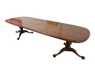 Traditional Century Furniture Clawfoot Dining Table
$1,995
DIMENSIONS
80ʺW × 47ʺD × 30ʺH
Table Leaves add 20 inches each. 2 leaves included