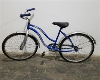 Vintage Ladies Huffy SantaFe blue single speed blue bike white seat Was $150 Now $95 