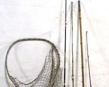 Fishing rods and net