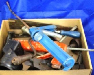 Box lot of tools