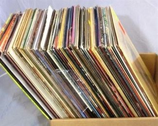 Box lot of vintage vinyl Records