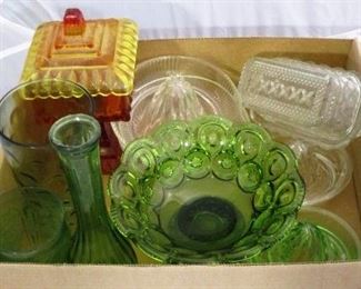 Box lot of Glass