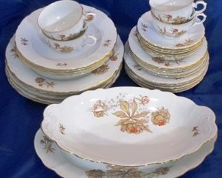 30pc Bohemian china set