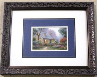 Thomas Kinkade framed print
