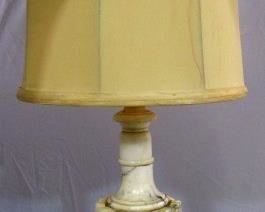 Marble base lamp
