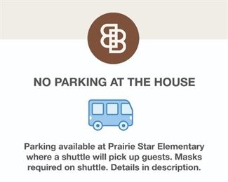 There is no street parking available at this sale. Customers can be dropped off at the home. All customers must park at Prairie Star Elementary at 3800 W 143rd St, Leawood, KS 66224. A shuttle will be running back and forth from the estate sale from 8:30-4:30 all three days of the sale. Masks required in the shuttle. Driveway for handicap parking and large item pickup only.