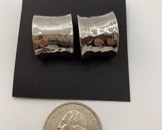 Sterling Hoops with posts and  backs are not sterling $15 #224