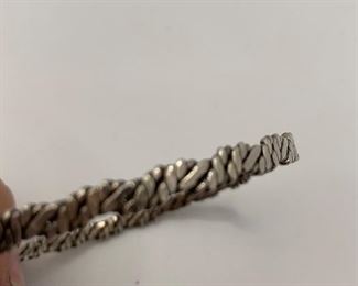 #243    2.5" diameter  Sterling Bangle $10