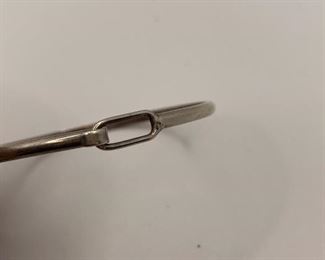 Sterling Bangle $10  2 3/8" diameter #345