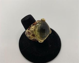  14K over 13g tw  Size 7.5 $430  #244