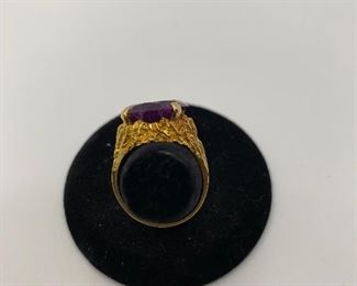 18K  just over 9 g TW  size 7  $395.00 #247