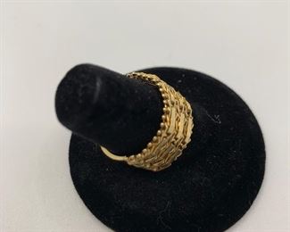  Size 7.5 14K yellow gold 6.2 g $225 #250