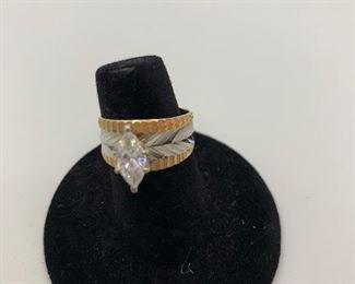  Size 6 14K CZ 4.3g TW $150 #251