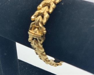 7" 14k 12.9g Link Bracelet $425  #255