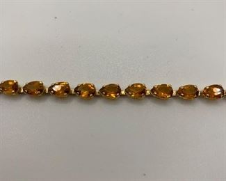 6.25'' 14K 5.1gTW gemstone bracelet  $195 #256
