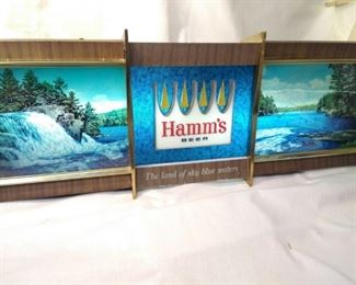 Hamms Beer the Land of Sky Blue Waters Beer Sign