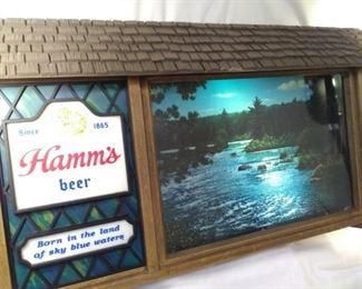 Hamms Floating Beer Sign