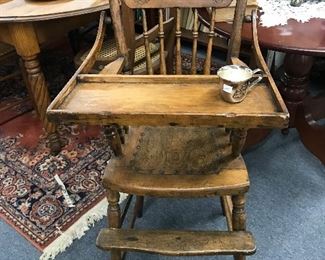 $85 - Oak High Chair 