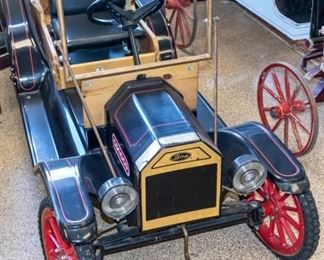 Conoco Vintage Car Go Cart
