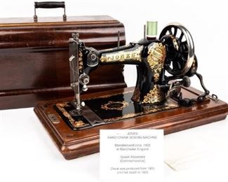 Early 20th Century Jones Sewing Machine
