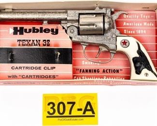 Vintage Hubley Texan 38 Cap Gun in Original Box
