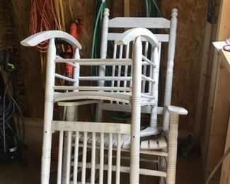 Storage building contents - rocking chairs (2)