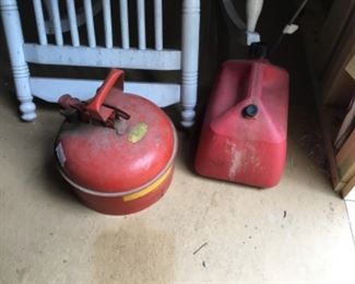 Storage Building - gas cans