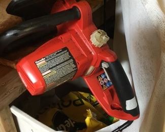 Storage Building - Homelite saw