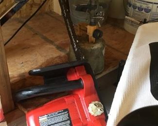 Storage Building - Homelite saw