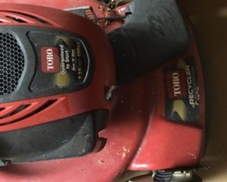 Storage Building - Toro recycler mower