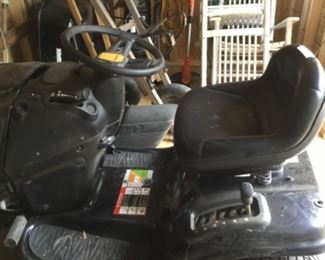 Storage building - PoulanPro riding lawnmower - works!