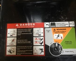 Storage building - PoulanPro riding lawnmower - works!