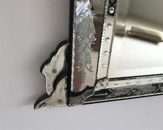 Venetian Cut Glass Mirror  $255.00