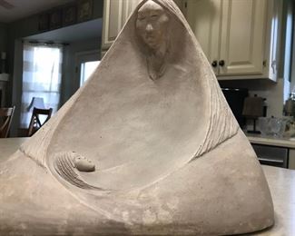 $80.00 - Take 50% off - Retired Austin Sculpture, Acoma Pueblo Indian- "La Madre" 1983