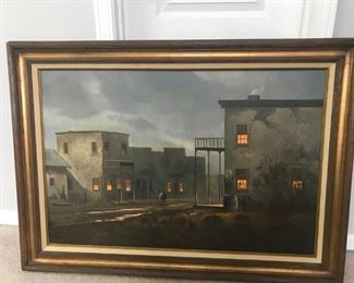 $720.00 - 25% MAX discount - Charles Summey ORIGINAL PAINTING - spoke to his wife to verify authenticity - Mr. Summey is still living in Springfield, MO  (Canvas size is 24x36 and total frame size is 31x43)