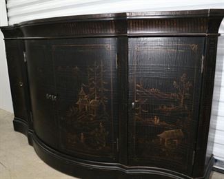 SOLD         Now $150      Four door buffet with Asian accents                                      19D x 64L x 35H                       sale price             $240!!!