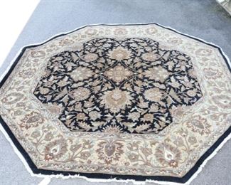 Now $450      Octagonal wool rug    8'2" x 8'2".  Rug is in perfect condition.              sale price                           $675!!!!!