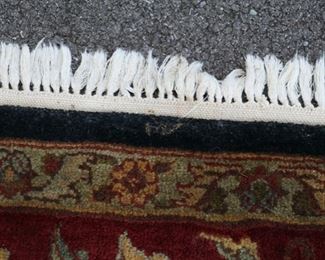 Small flaws in rug might be amended with cleaning.