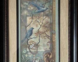 Framed bird print 16”x 28” $15
Shipping = $8