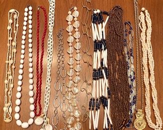 Lot of 12 costume jewelry necklaces (must be sold in lot) $8
Shipping = $3