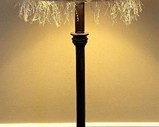 Buffet lamp with fringe shade  $8