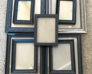 Lot of 9 picture frames - 4 8x10, 3 5x7, 2 3x5  (must be sold as lot)  $12                                                                                                                 Shipping = $6