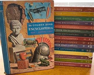 1960 Golden Book 16 volume encyclopedia set  $25