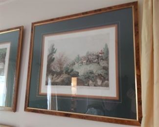 2 of 4 Horse Prints (lithographs ) 