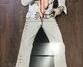 ELVIS LIFE SIZE CARDBOARD CUT OUT/TALKS