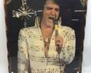 ELVIS PRESLEY WOODEN WALL CLOCK