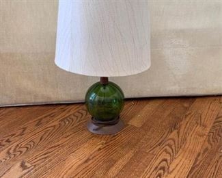 Green Glass Lamp