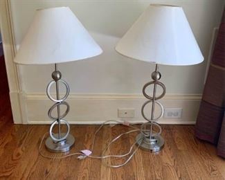 Silver Accent Lamps